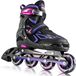 Skates en ligne réglables pour filles et femmes