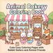 Animal Bakery Coloring Book: Cute Cozy Coloring Pages with Rabbit Sisters and Animal Friends