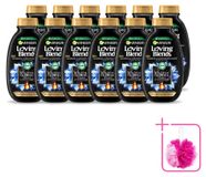 Garnier Loving Blends Shampoo Charbon Magnétique Cuir Chevelu Gras & Pointes Sèches 300 ml - Emballage en vrac