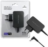 Qoltec Serie - Oplader - Voor Ultrabook Samsung - 40W - 19V 2.1A - 3.0*1.0 mm