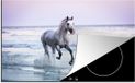 Merkloos KitchenYeah® Inductie beschermer 77x51 cm - Paarden - Inductie beschermer