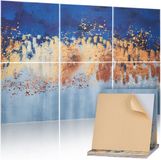 Vevor 6x Akoestische Panelen Akoestische Wandpanelen 180x120x1CM Zelfklevende Schildering
