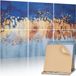 Vevor 6x Akoestische Panelen Akoestische Wandpanelen 180x120x1CM Zelfklevende Schildering