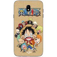 Samsung Galaxy j7 2018 Geanimeerde Manga One Piece Strohoed Crew Maniacase