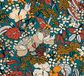 Architects Paper Jungle Behang Floral Impression Vliesbehang 10.05 m x 0.53 m Bont Geel Blauw Gemaakt in duitsland 377562 37756-2