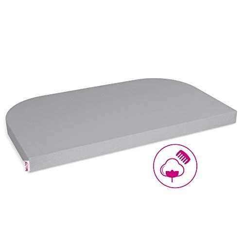 babybay Jersey hoeslaken Deluxe - grijs