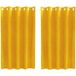 Maison Exclusive Rideaux 2 Pièces Jaune Moutarde 140 X 140 Cm Velours