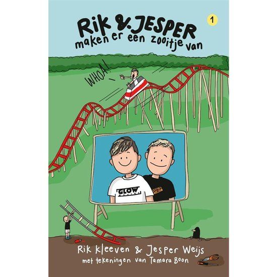 Rik Glowmovies 1 - Rik en Jesper maken er een zooitje van (Hardcover)