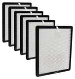 Meaco Lot de 6 filtres HEPA H13 26 x 22 cm pour MeacoDry Arete One