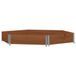 VidaXL Verhoogde plantenbak zeshoekig 160x160 cm grenenhout bruin