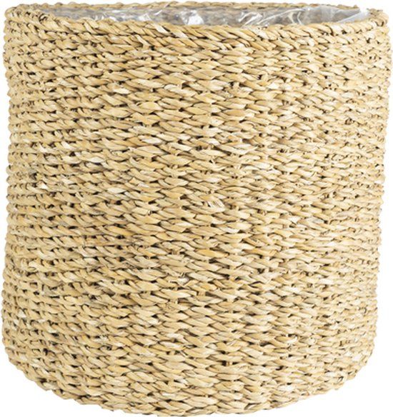 Ter Steege Plantenmand Zeegras Naturel-Beige D 30 cm