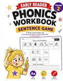 Early Reader Phonics Workbook Volume 2: Short Vowel Reading Practice Through Decodable Sentences and CVC Word Games for Kindergarten